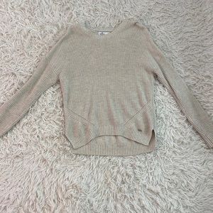 Hollister beige sweater